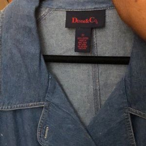 Denim and Co long coat